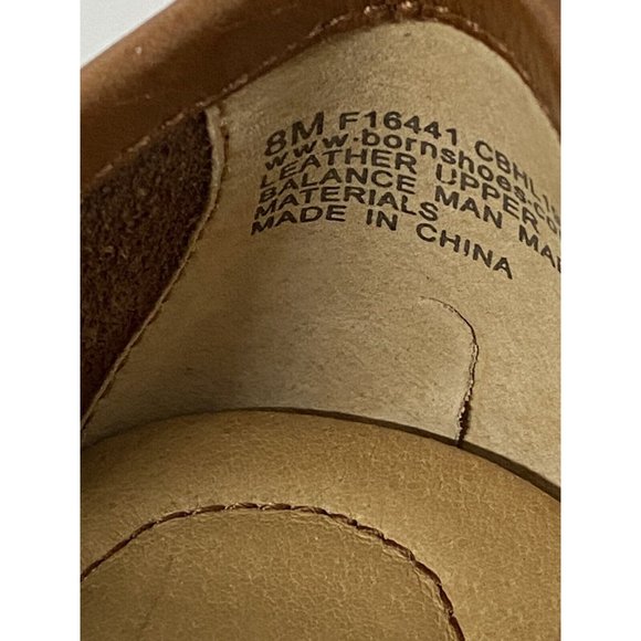 Born brown leather driving shoe loafer 8 medium - Picture 4 of 9